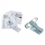 DURABLE Namensschild-Set 90 x 54 mm mit Kombi-Clip, 20 Stück 818200
