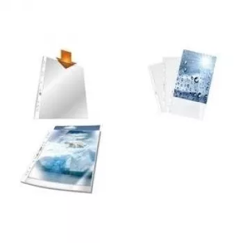 DURABLE PREMIUM A4 Lochhüllen Kristallklar 50er-Pack 268219