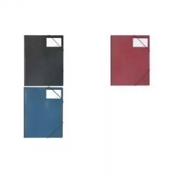 DURABLE PREMIUM Eckenmappe DIN A4 Schwarz mit elastischen Eckgummis 232001