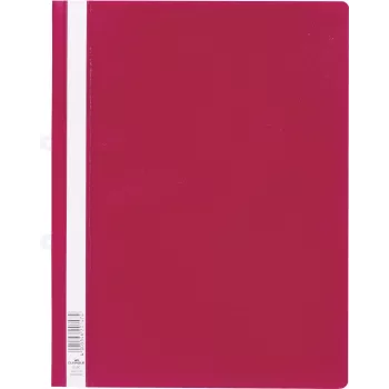 DURABLE Präsentationsmappe mit Abheftstreifen A4+ Transparent, 25er-Pack 258003