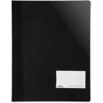 DURABLE Report File A4+ mit Beschriftungsfenster 90x57 mm, Transparent, 25er-Pack 269001