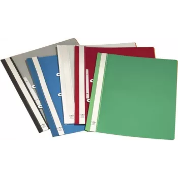 DURABLE Report File mit Abheftschieber A4+ Transparent, 25er Pack 258005