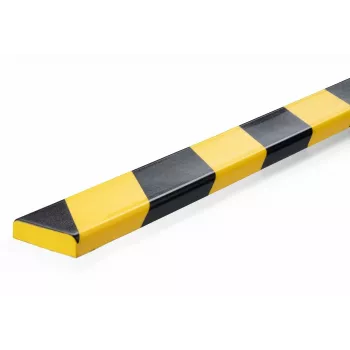 Durable S10 Kabelbrücke, PVC, Schwarz/Gelb, Flach, 1000 mm, 40 mm