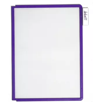 DURABLE SHERPA® PANEL A4 Display Panel, schwarzer Rahmen, Anti-Glare, 5er-Pack 560644