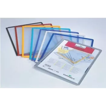 DURABLE SHERPA PANEL A4 Display-Panel, 5er-Pack, schwarzer Rahmen 560604