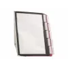 DURABLE SHERPA® WALL 10 Wand-Displaytafelsystem, A4, 10 Tafeln, Grau 563100