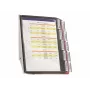 DURABLE SHERPA® WALL 10 Wand-Displaytafelsystem, A4, 10 Tafeln, Grau 563100
