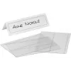 DURABLE Tischnamensschild Aufsteller 210x61 mm PET transparent 10 Stück 804819