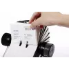 DURABLE VISIFIX® Dreh-Karteikartenbox, 500 Karten Fassungsvermögen, A-Z Register, Schwarz 248123