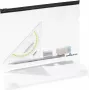 DURABLE ZIP BAG A5 Transparente Dokumententasche mit Reißverschluss, 5er-Pack 248001