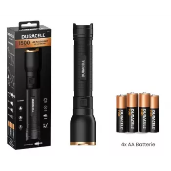 Duracell DF1500 Taschenlampe Schwarz
