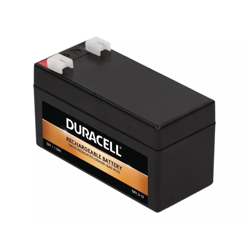 Duracell DR1.3-12 12V 1.3Ah VRLA Batterie – Wartungsfreie AGM wiederaufladbar