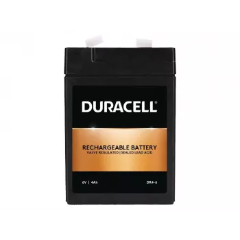 Duracell DR4-6 6V 4Ah VRLA AGM Batterie mit F1-Anschlüssen
