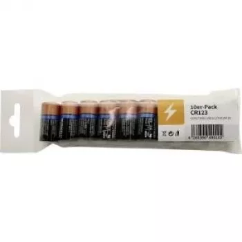Duracell Ultra CR123A Lithium-Batterie 3V, 10er-Pack (DL123A) B123DMULTI10
