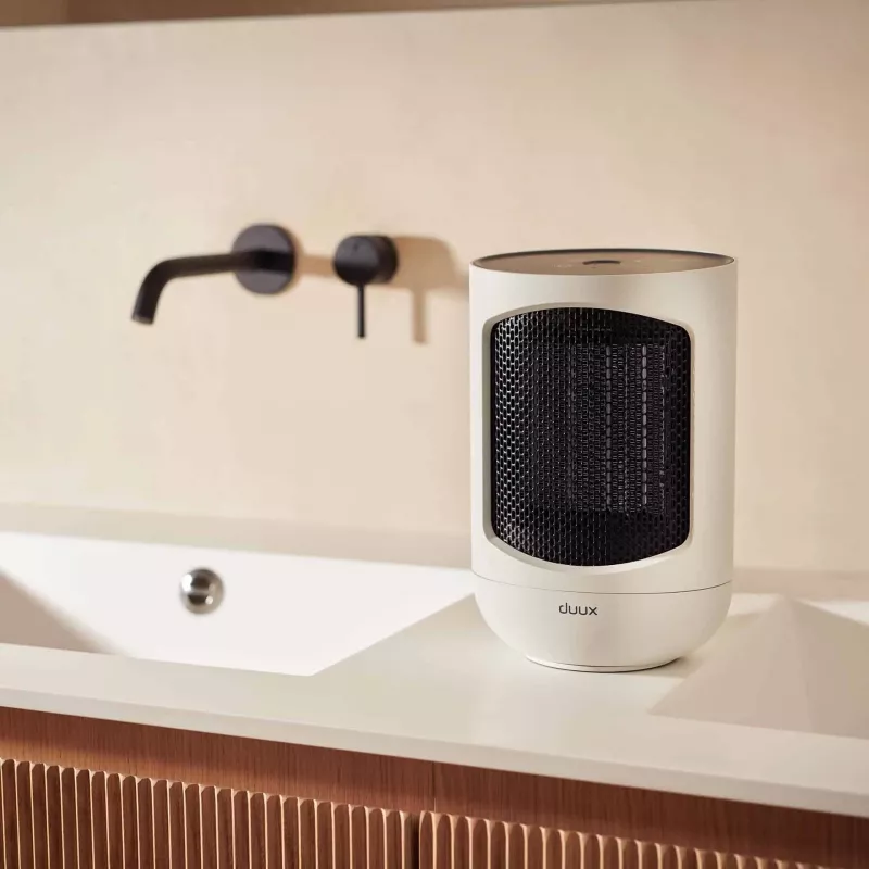 Duux Zone Personal Ceramic Heater DXCH43, 600/900/1500 W, Fernbedienung, 80° Oszillation, Weiß
