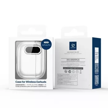 Dux Ducis Apple AirPods 4 PECL Series PC+TPU Cover with Hook Grey