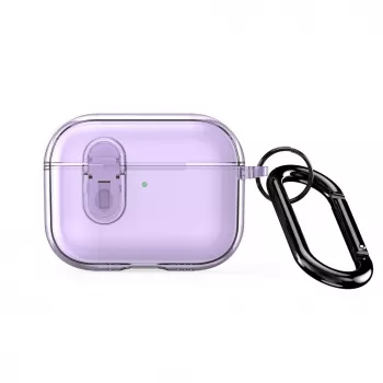 Dux Ducis Apple AirPods Pro 3 PECL Series PC+TPU Cover mit Haken Lila