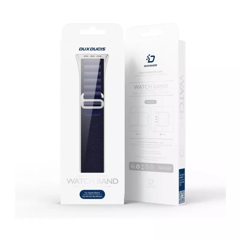 Dux Ducis Apple Buckle Sport Band für Apple Watch 42/44/45/46/49MM Navy