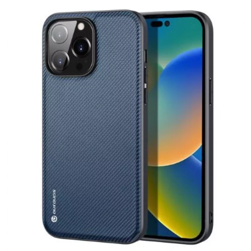 Dux Ducis Apple iPhone 14 Pro Max Fino Case Cover Blau