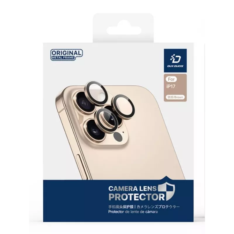 Dux Ducis Apple iPhone 15 Pro Max Kameralinsenschutz Nebelblau