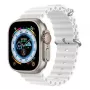 Dux Ducis Apple Silikon Armband für Apple Watch 42/44/45/46/49MM Weiß