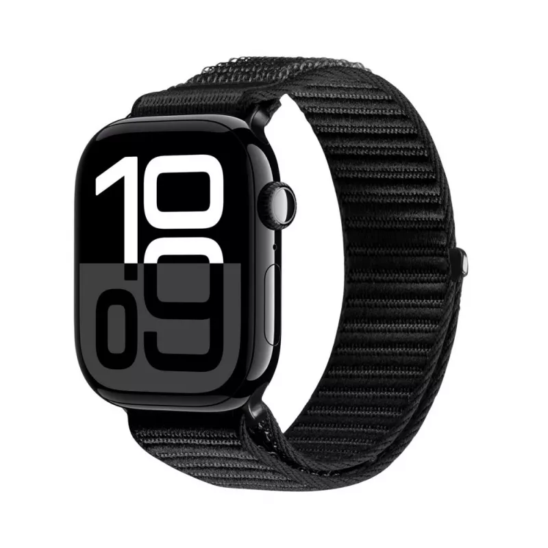 Dux Ducis Apple Watch 38/40/41/42mm YE Nylon Braided Loop Wrist Strap Black