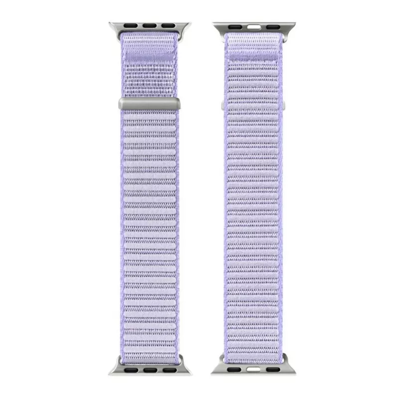 Dux Ducis Apple Watch 38/40/41/42MM YE Nylon Braided Loop Wrist Strap Purple