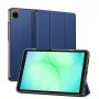 Dux Ducis Domo Series Tri-fold Stand PU Leather Tablet Cover für Samsung Galaxy Tab A9 / Tab A11, Blau