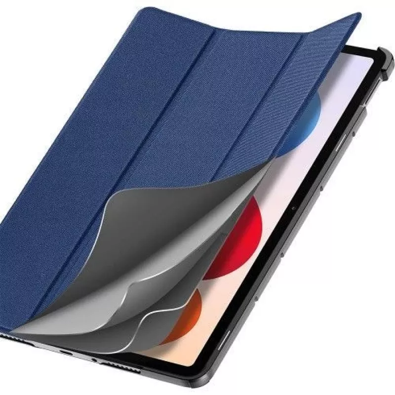 Dux Ducis Domo Series Tri-fold Stand PU Leather Tablet Cover für Xiaomi Redmi Pad 2 Pro, Blau