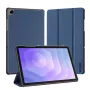 Dux Ducis Galaxy Tab A9 Plus / Tab A11 Plus Domo Series Tri-fold Stand PU Leather Tablet Cover Blau