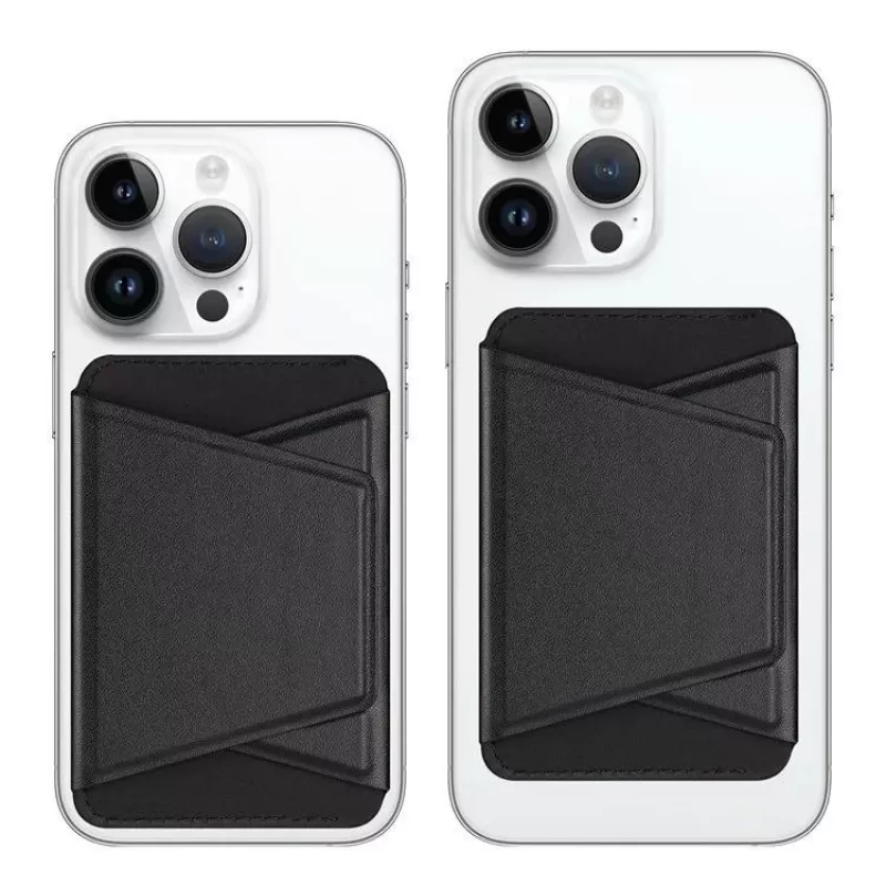 Dux Ducis Magnetic PU Leather Wallet Stand Case für Apple iPhone 13 Pro Max - Schwarz