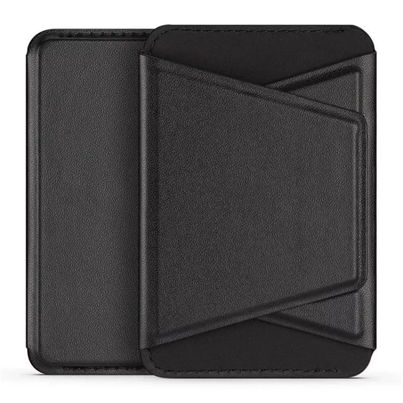 Dux Ducis Magnetic PU Leather Wallet Stand Case für Apple iPhone 13 Pro Max - Schwarz
