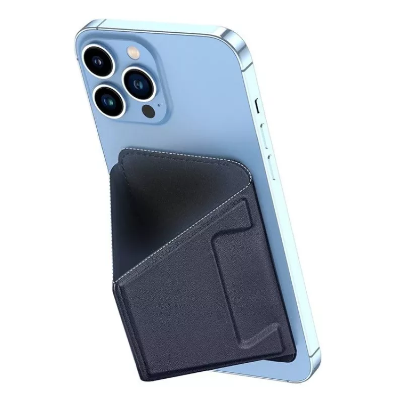 Dux Ducis Magnetic PU Leather Wallet Stand Case für Apple iPhone 13 Pro Max - Blau