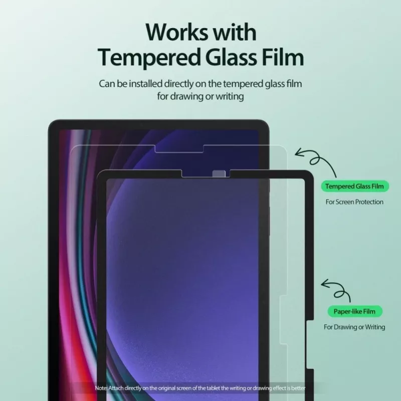 Dux Ducis NAAD Paper Like Displayschutzfolie für Samsung Galaxy Tab S9 (11 Zoll) - Mattes PET-Film
