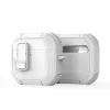 Dux Ducis PECP Series PC+TPU Cover with Hook für AirPods 4, Weiß