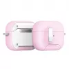 Dux Ducis PECQ Series PC+TPU Cover mit Haken für Apple AirPods Pro (2. Gen.) Weiß Pink