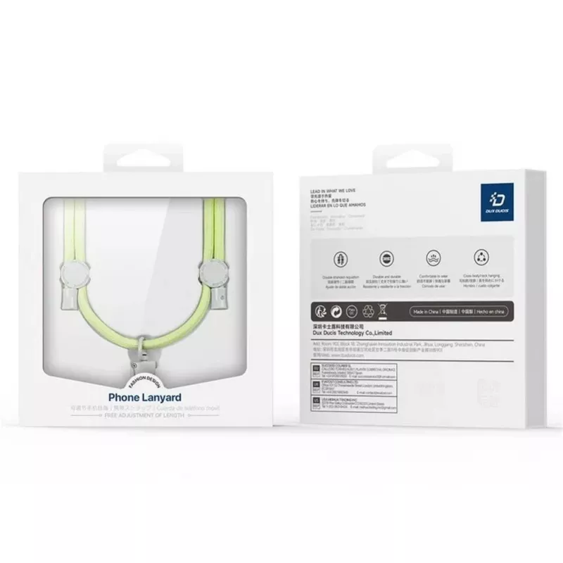 DUX DUCIS Plaz Cross-Body Handy-Gurt Grün/Gelb