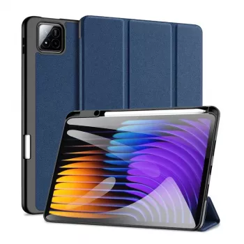 Dux Ducis Redmi Pad 7/7 Pro Domo Series Tri-fold Stand PU Leather Tablet Cover Blau