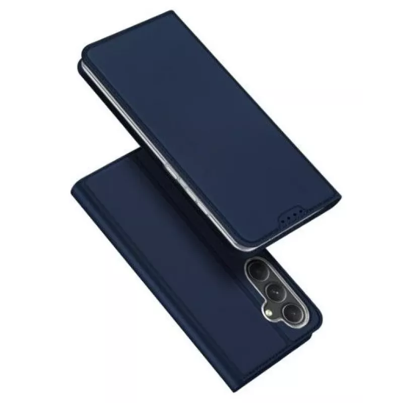 Dux Ducis Samsung Galaxy S23 FE Skin Pro Wallet Case with Stand Blue