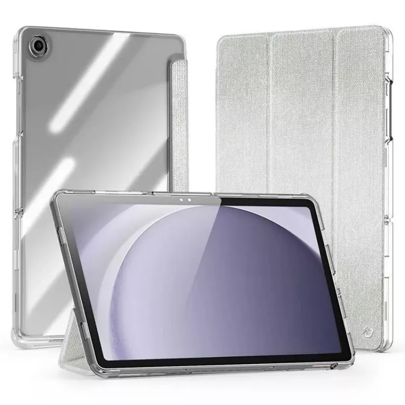 Dux Ducis Samsung Galaxy Tab A9 Plus TPU+PC+Leder Klarsichthülle Hellgrün