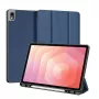 Dux Ducis Samsung Galaxy Tab S11 Domo Series Tri-fold Stand PU Leather Tablet Cover Blau