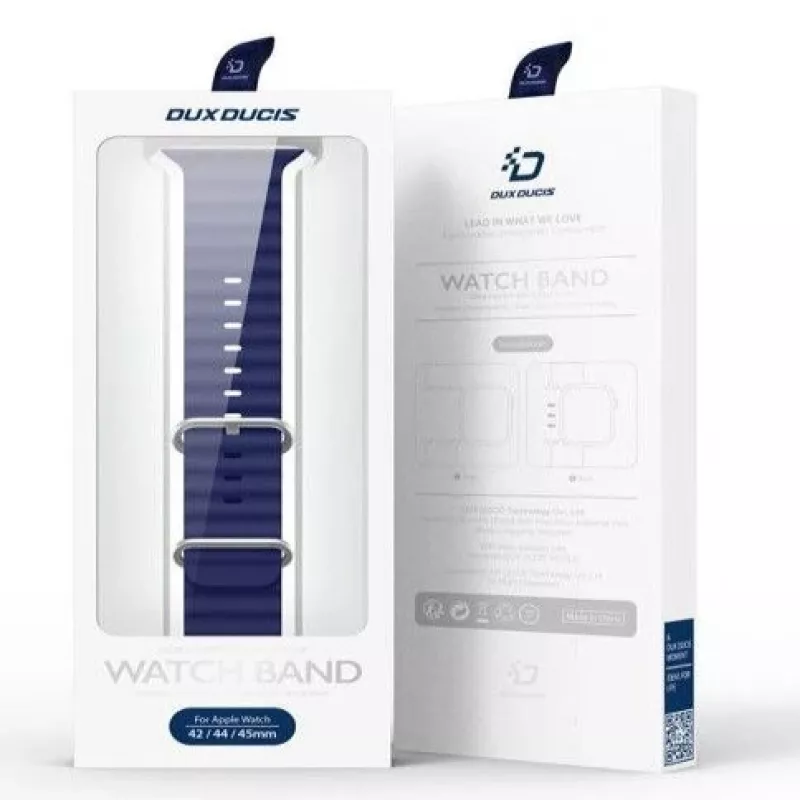 Dux Ducis Silicone Sport Band für Apple Watch 45/44/42mm - Navy Blue