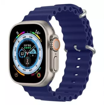 Dux Ducis Silicone Sport Band für Apple Watch 45/44/42mm - Navy Blue