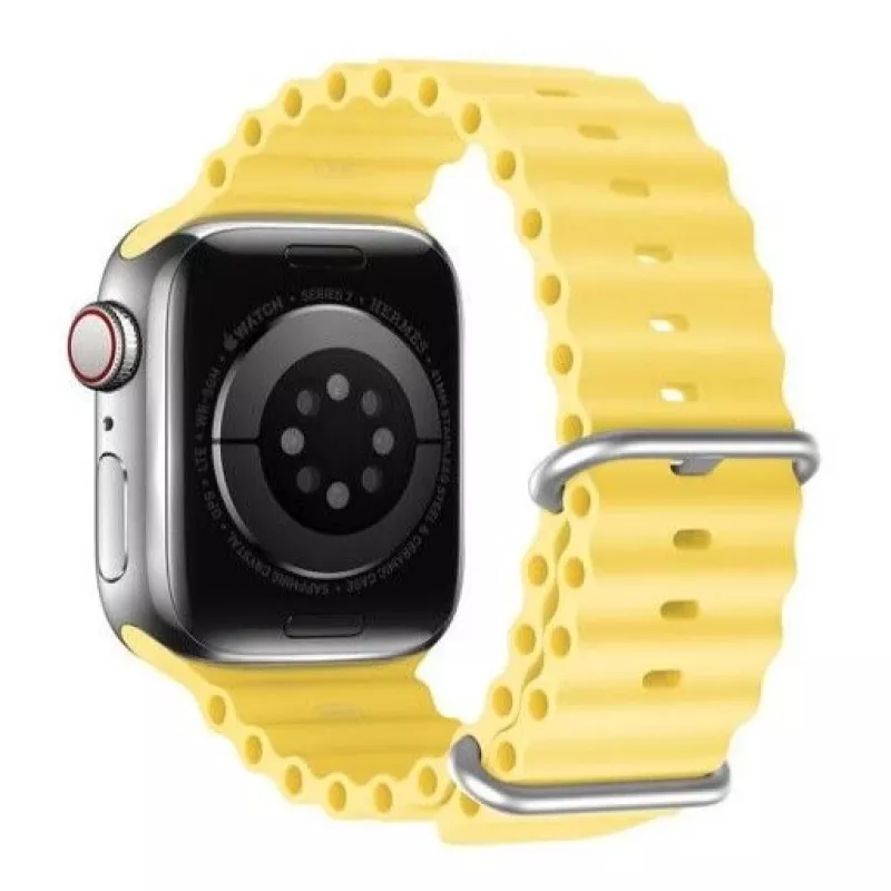Dux Ducis Silikon-Armband für Apple Watch 8/7/6/5/4/3/2/SE (38/40/41mm) - Gelb