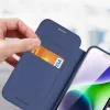 Dux Ducis Skin X Pro Magnetic Flip MagSafe Case für Apple iPhone 15 Plus - Blau