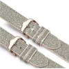 DUX DUCIS Edelstahl-Gliederarmband für Apple Watch Band 7/6/5/4/3/2/SE (41/40/38mm) Silber