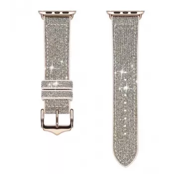 DUX DUCIS Edelstahl-Gliederarmband für Apple Watch Band 7/6/5/4/3/2/SE (41/40/38mm) Silber