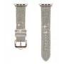 DUX DUCIS Edelstahl-Gliederarmband für Apple Watch Band 7/6/5/4/3/2/SE (41/40/38mm) Silber