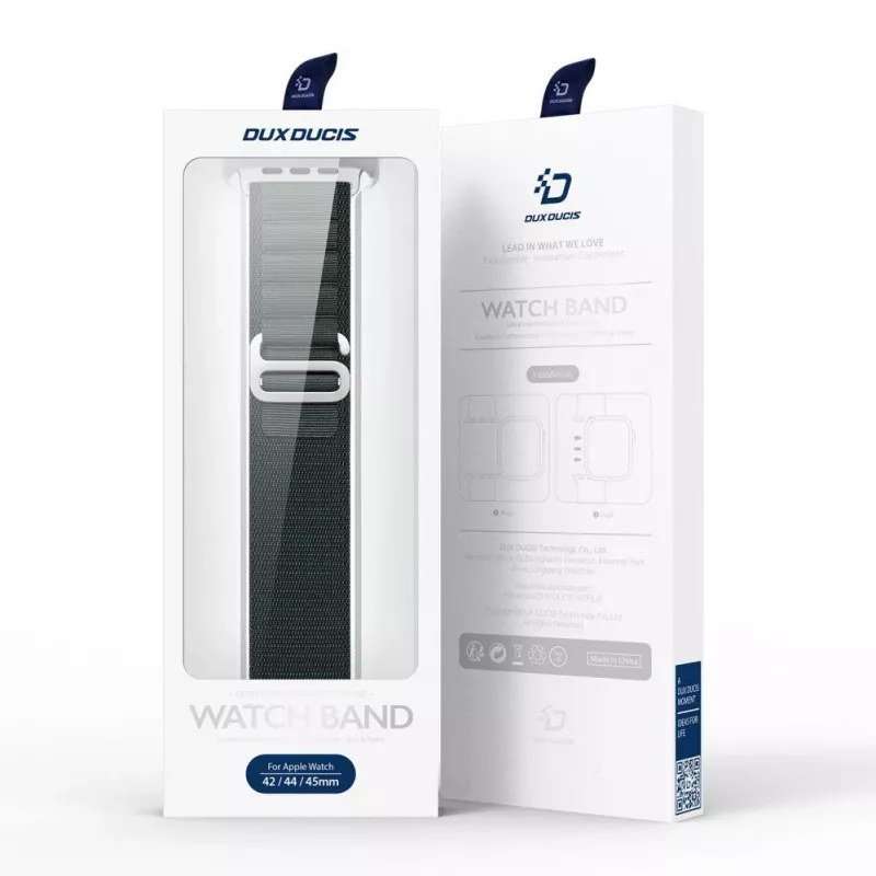 Dux Ducis Strap GS Version Sportarmband mit Dornschließe für Apple Watch 42/44/45/49mm - Grün