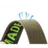 Dux Ducis Armband (Outdoor-Version) für Apple Watch Ultra, SE, 8, 7, 6, 5, 4, 3, 2, 1 (49, 45, 44, 42 mm) Nylonband Armband Schwarz Grün